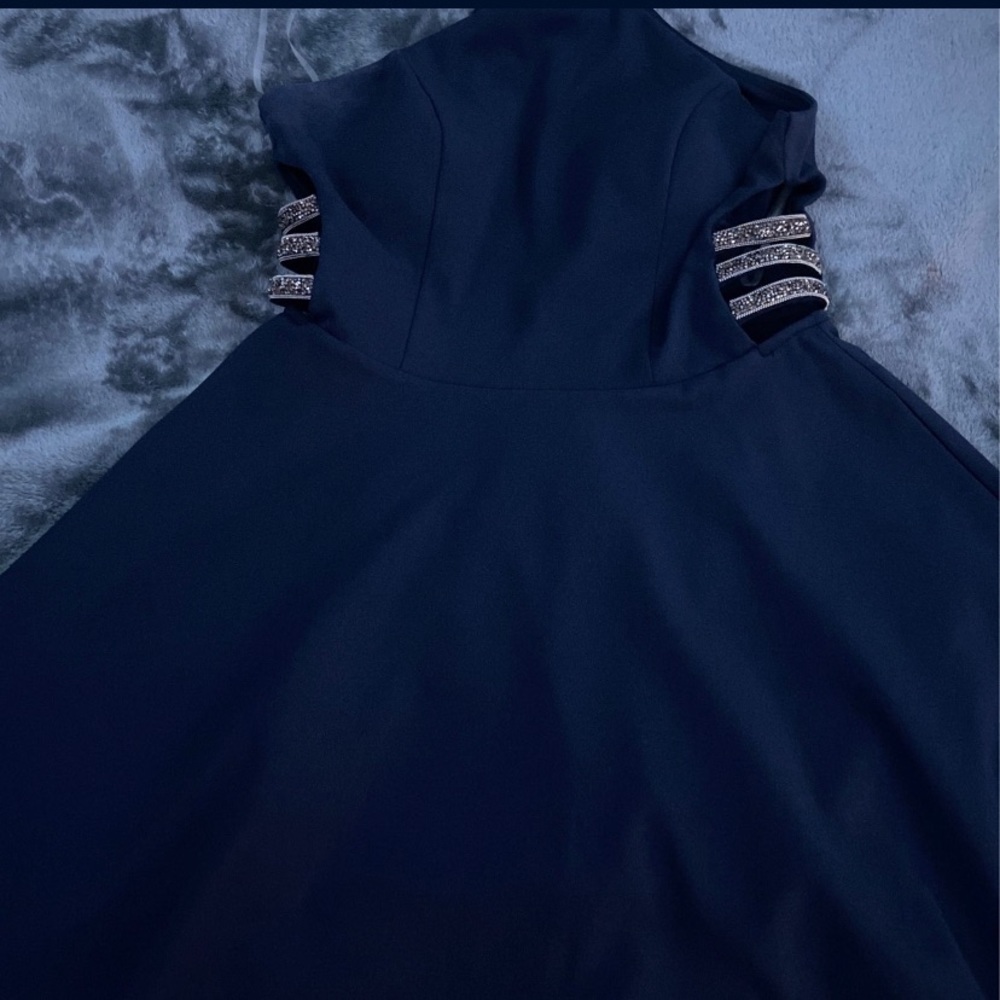 Navy blue formal dress